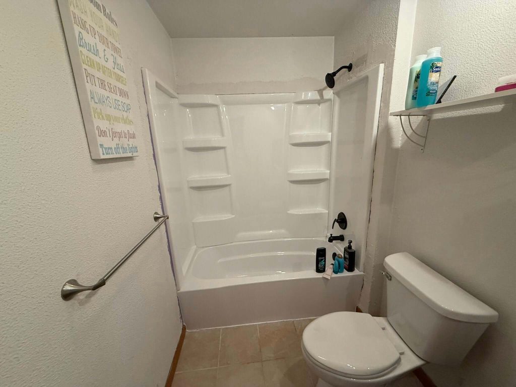 newly renovated bathroom